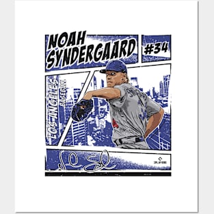 Noah Syndergaard Los Angeles D Comic Posters and Art